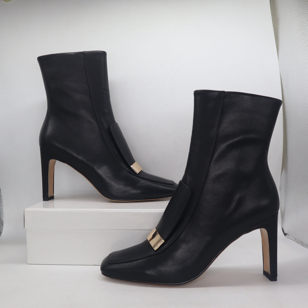 
                  
                    New vintage fashion square toe female boots thick leather
                  
                