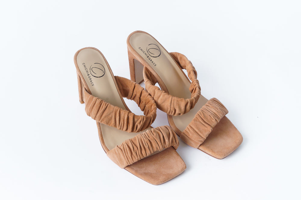 
                  
                    Open toe wrinkle Retro style Sandals
                  
                