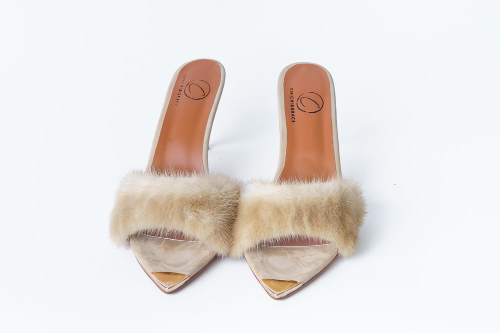 
                  
                    Peep Toe Mules
                  
                