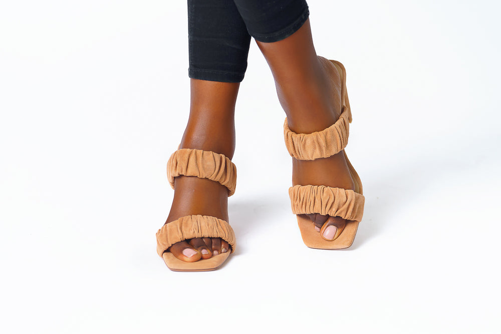 
                  
                    Open toe wrinkle Retro style Sandals
                  
                